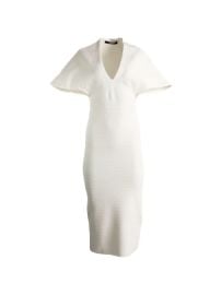 Jacquemus wide-sleeved Dress White at Farfetch
